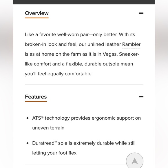 ARIAT RAMBLER/WESTERN/COWBOY MEN’S BOOTS - Picture 8 of 8